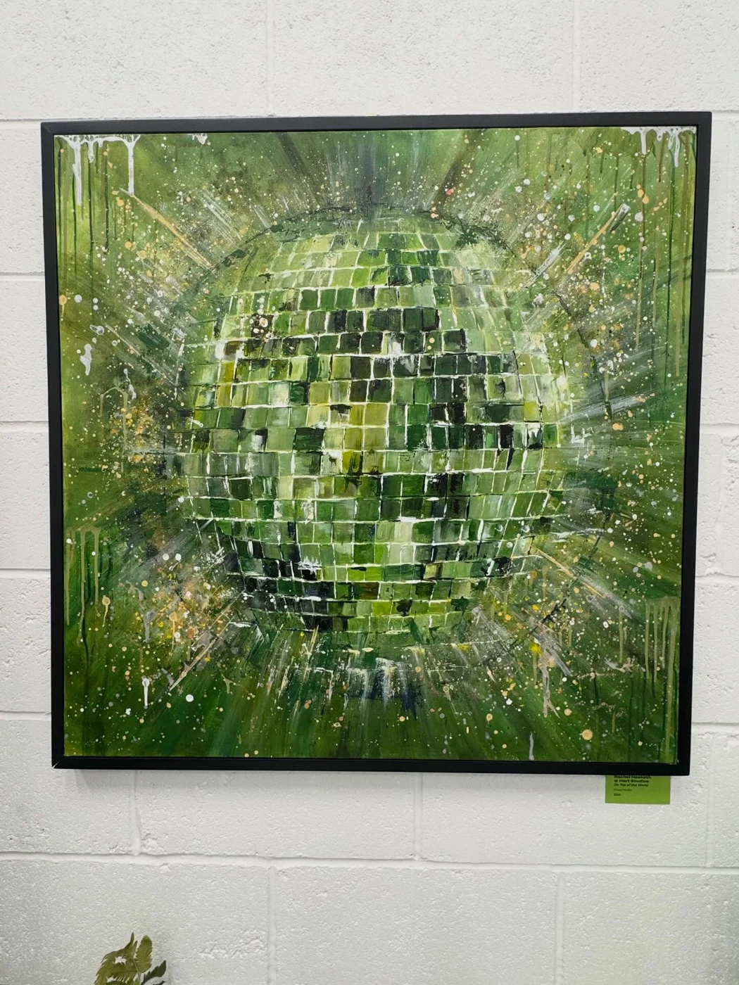 Framed, in the hall light